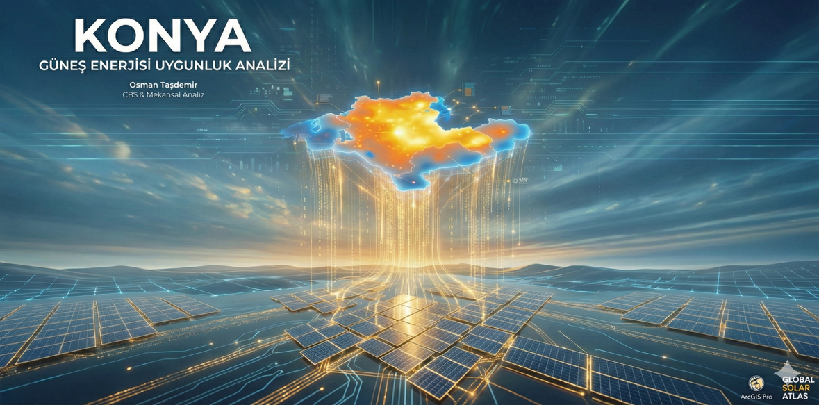 Konya İli İçin Güneş Enerjisi Paneli Uygun Yer Analizi